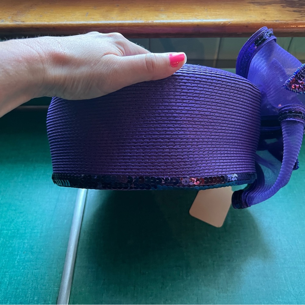 VINTAGE COUTURE PILL BOX CHURCH HAT *NEW* - Picture 2 of 7